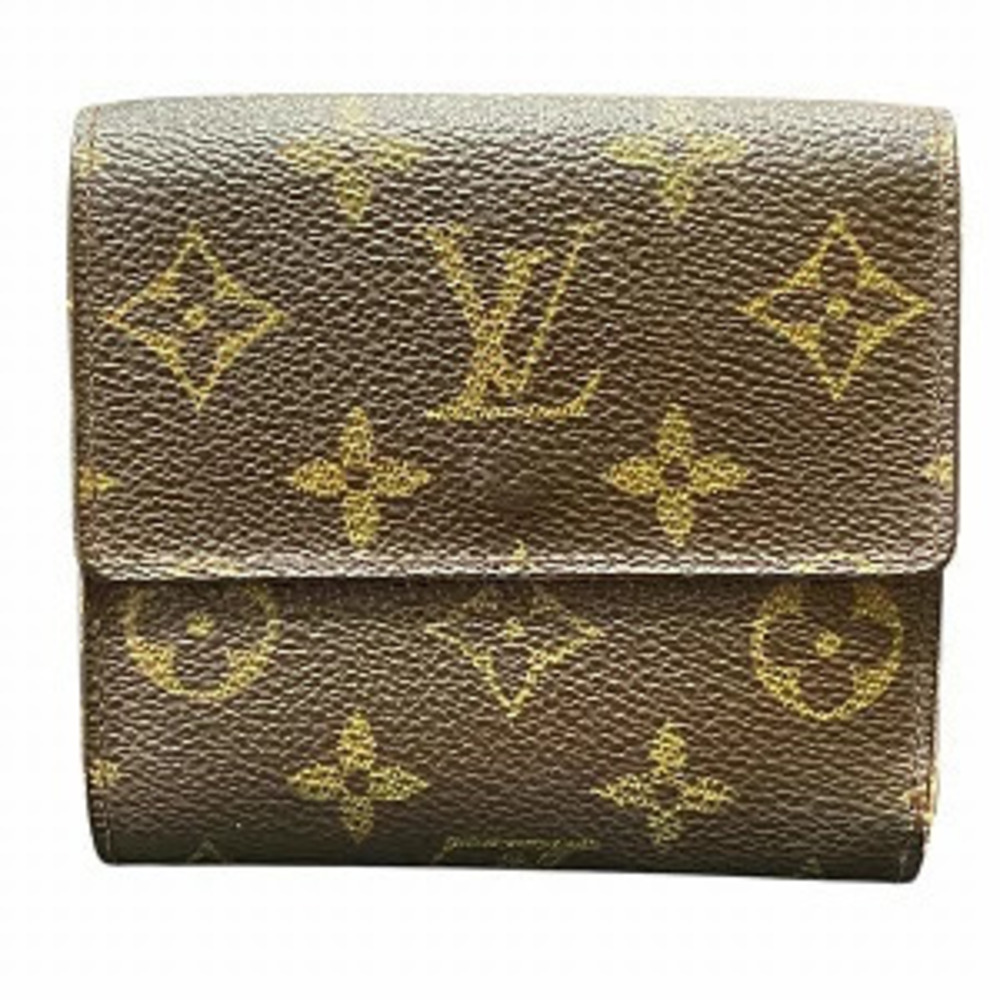 Louis Vuitton Portemonnaie fold Wallet Carte Credit Billet Bi Monogram Brown
